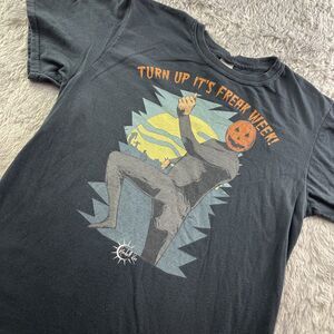 Kendall Rae Freak Week Shirt Mens Medium Black JOL Pumpkin True Crime Podcast